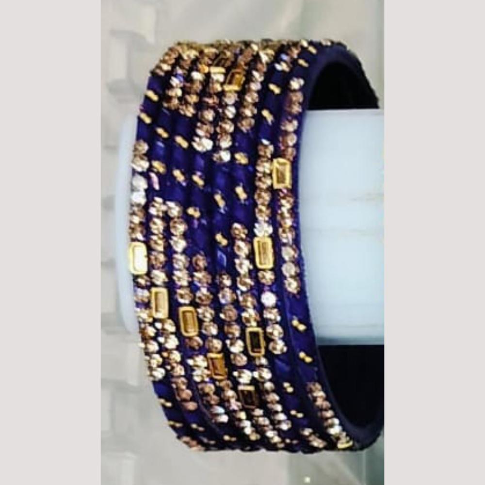 Chitra Bangles Glass Multi Color Bangle Set (12 Piece In One Box)