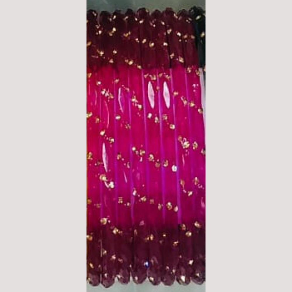 Chitra Bangles Multi Color Glass Bangle (12 Piece In One Box)