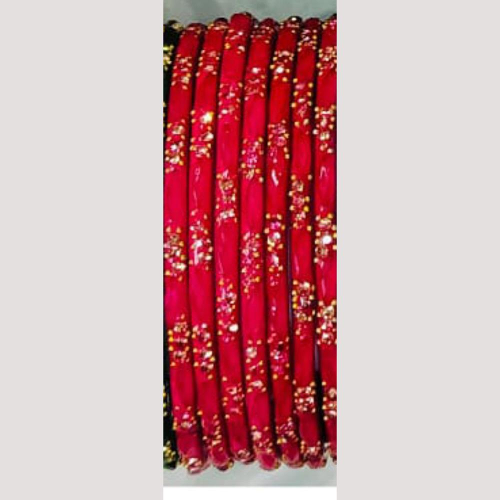 Chitra Bangles Multi Color Glass Bangle (12 Piece In One Box)