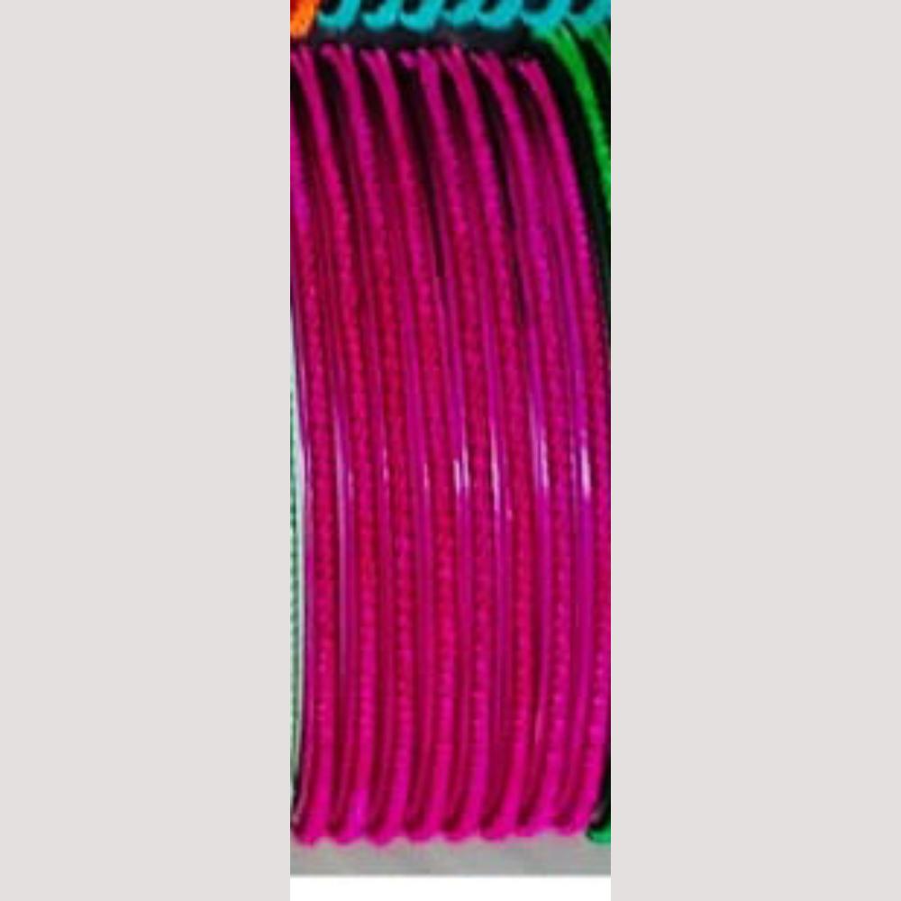 Chitra Bangles Multi Color Glass Bangle (12 Piece In One Box)