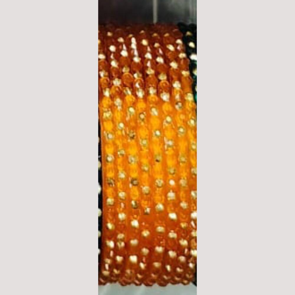 Chitra Bangles Multi Color Glass Bangle (12 Piece In One Box)