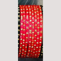 Chitra Bangles Multi Color Glass Bangle (12 Piece In One Box)