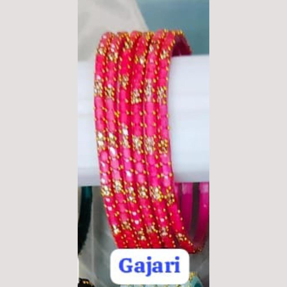 Chitra Bangles Glass Multi Color Bangle Set (12 Piece In One Box)