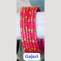 Chitra Bangles Glass Multi Color Bangle Set (12 Piece In One Box)