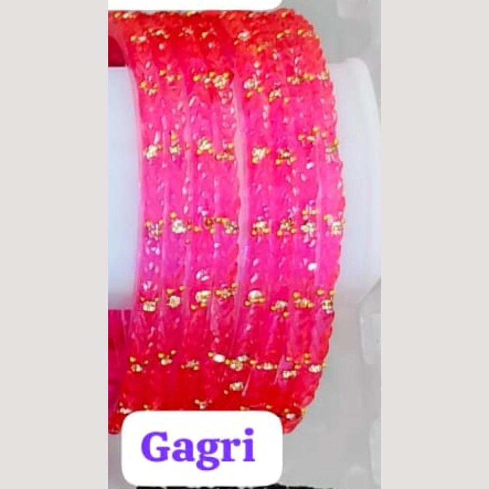 Chitra Bangles Multi Color Bangle (12 Piece In One Box)