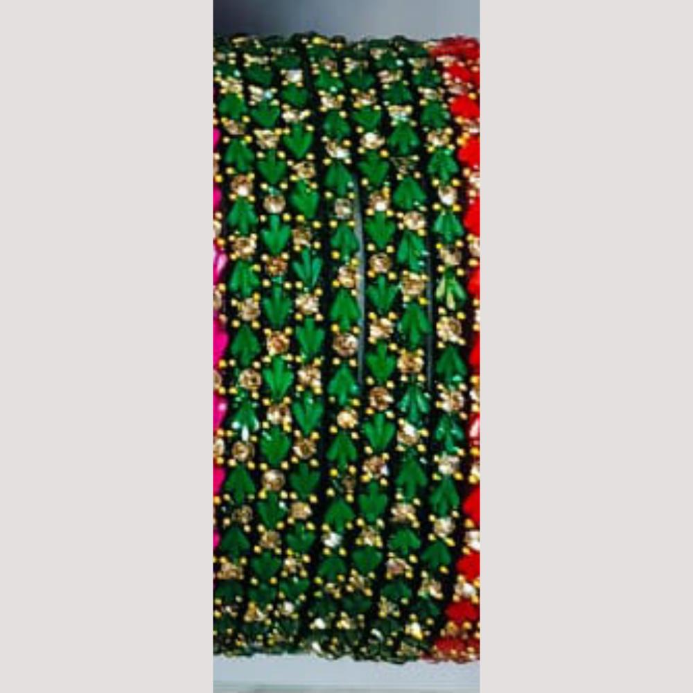Chitra Bangles Multi Color Bangle (12 Piece In One Box)