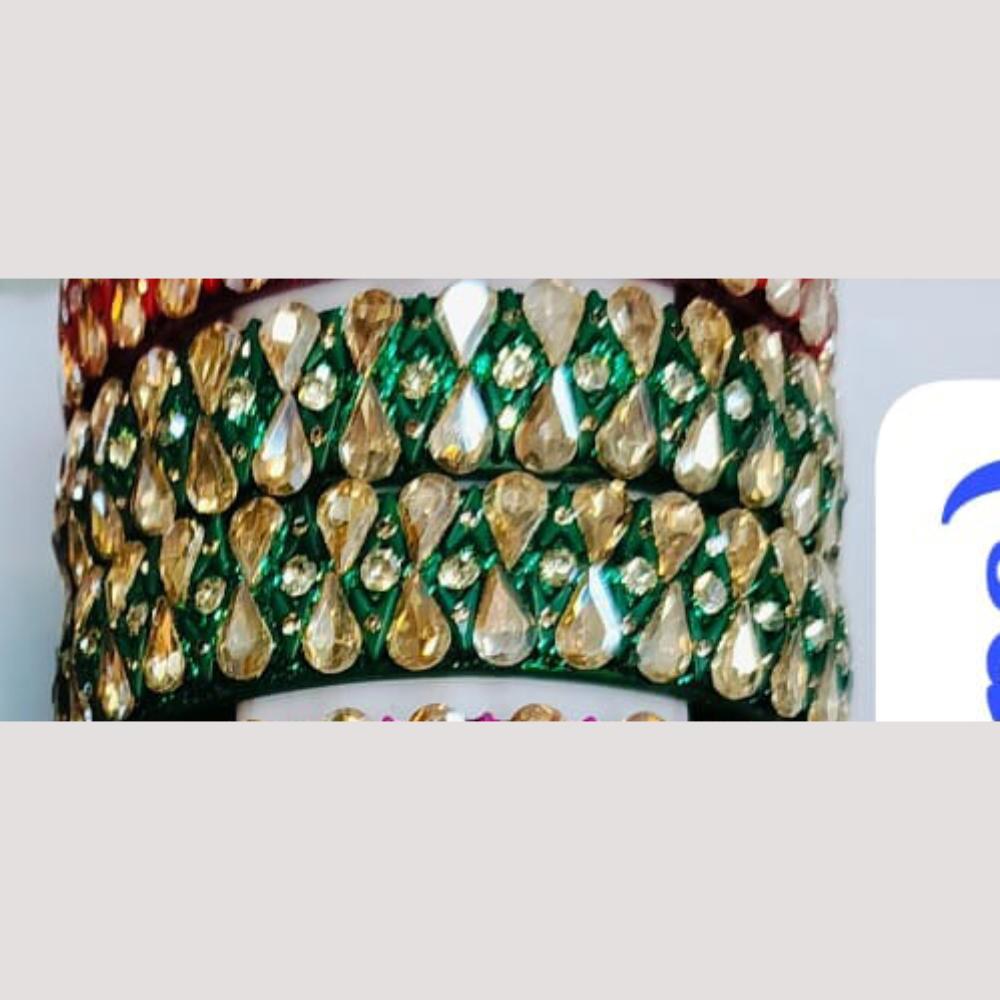 Chitra Bangles Multi Color Bangle (8 Piece In One Box)
