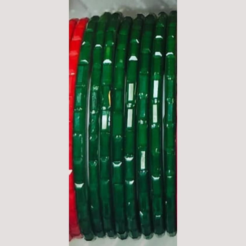 Chitra Bangles Multi Color Glass Bangle (12 Piece In One Box)