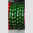 Chitra Bangles Multi Color Glass Bangle (8 Piece In One Box)