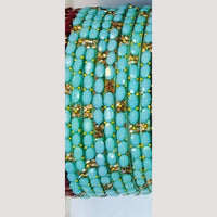 Chitra Bangles Multi Color Glass Bangle (12 Piece In One Box)