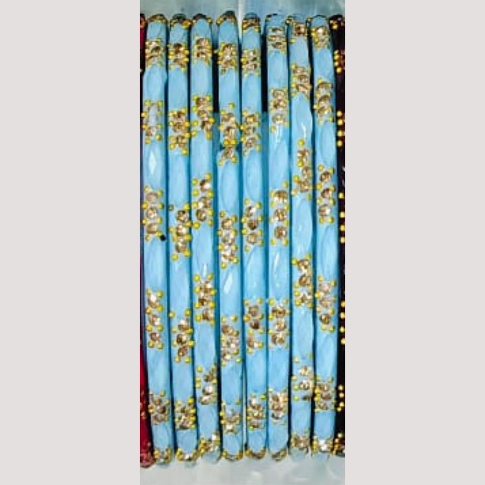 Chitra Bangles Multi Color Glass Bangle (12 Piece In One Box)