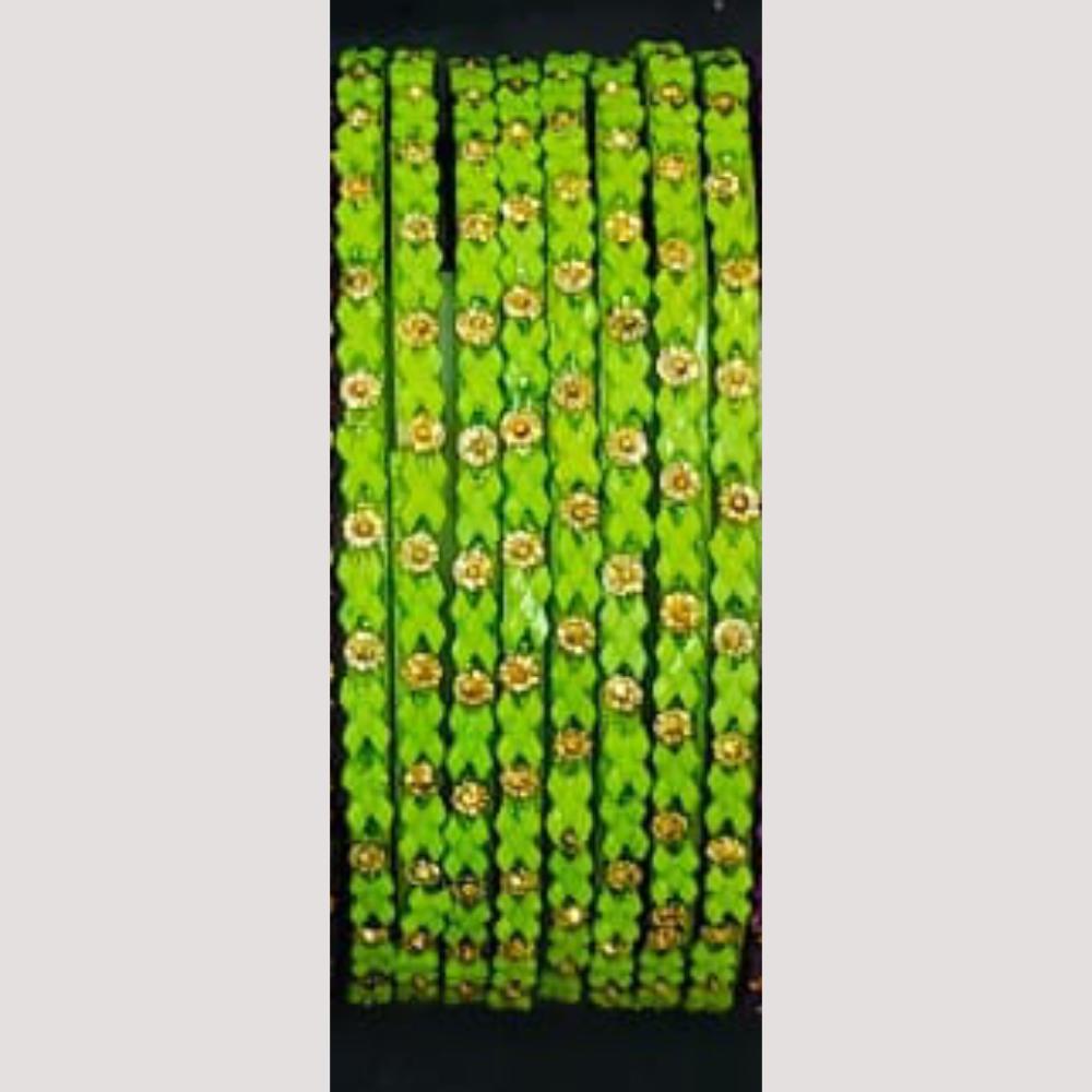 Chitra Bangles Multi Color Glass Bangle (12 Piece In One Box)