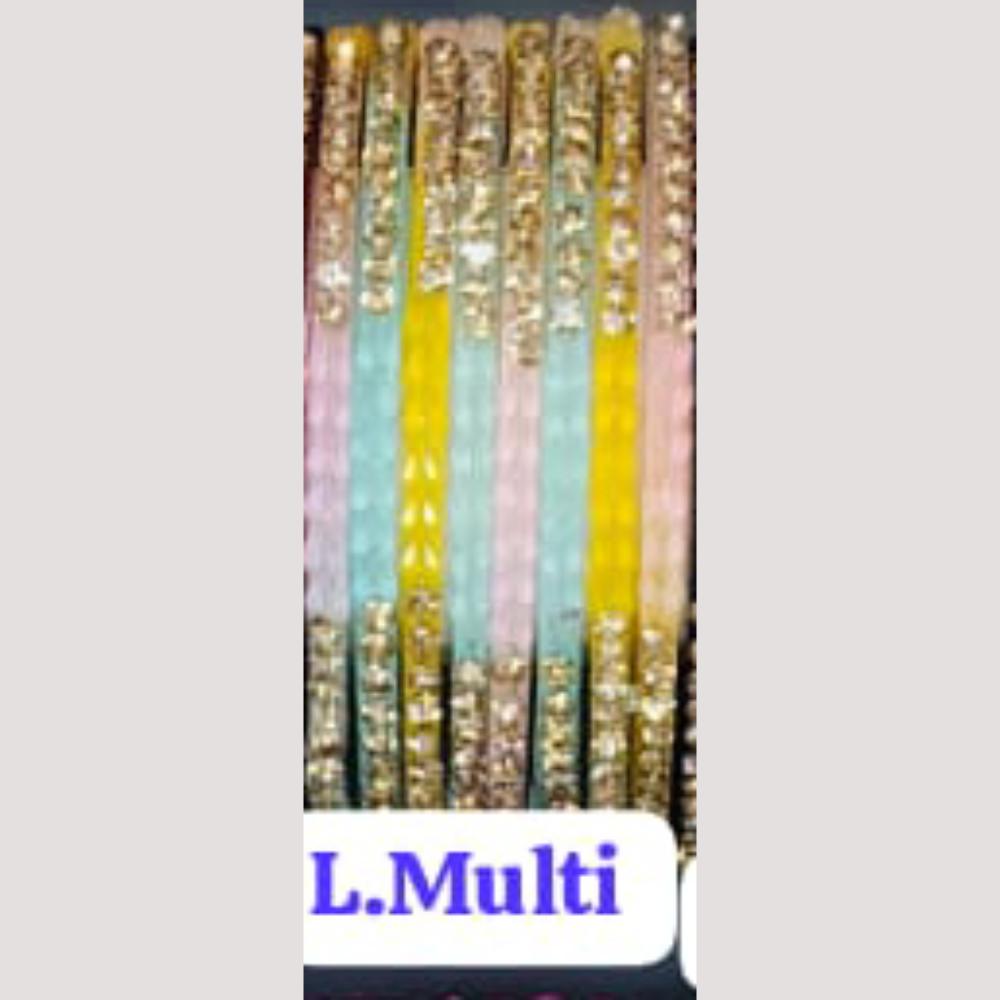 Chitra Bangles Multi Color Bangle (12 Piece In One Box)