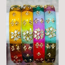 Chitra Bangles Multi Color Glass Bangle (4 Piece In One Box)
