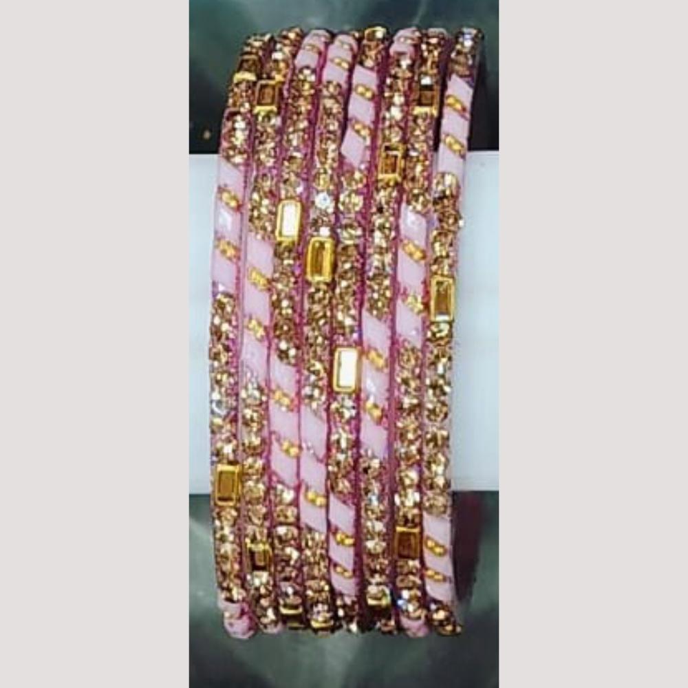Chitra Bangles Glass Multi Color Bangle Set (12 Piece In One Box)