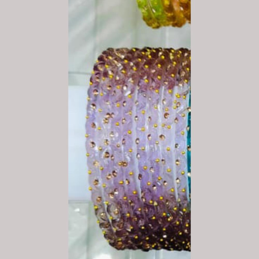 Chitra Bangles Multi Color Glass Bangle (12 Piece In 1 Box)