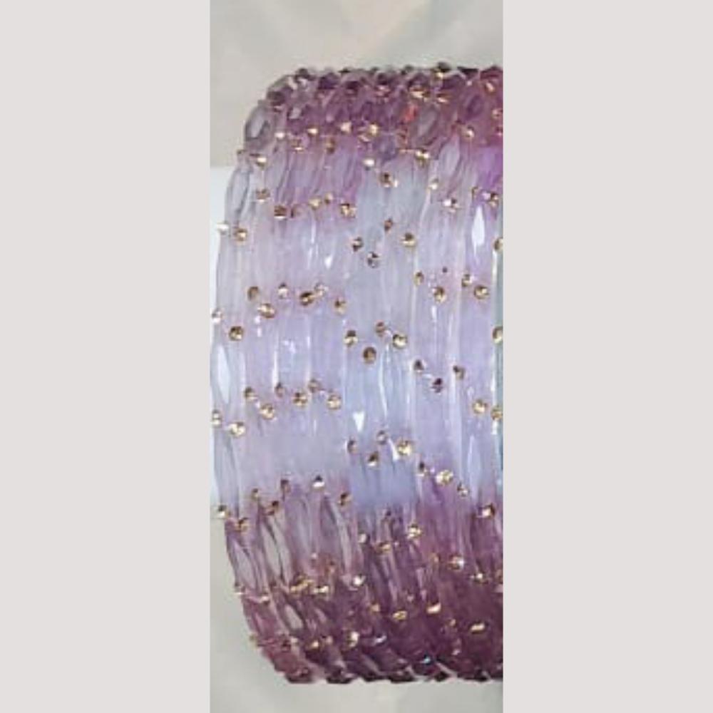 Chitra Bangles Multi Color Glass Bangle (12 Piece In One Box)