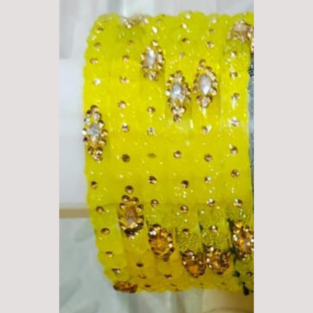 Chitra Bangles Multi Color Glass Bangle (8 Piece In One Box)