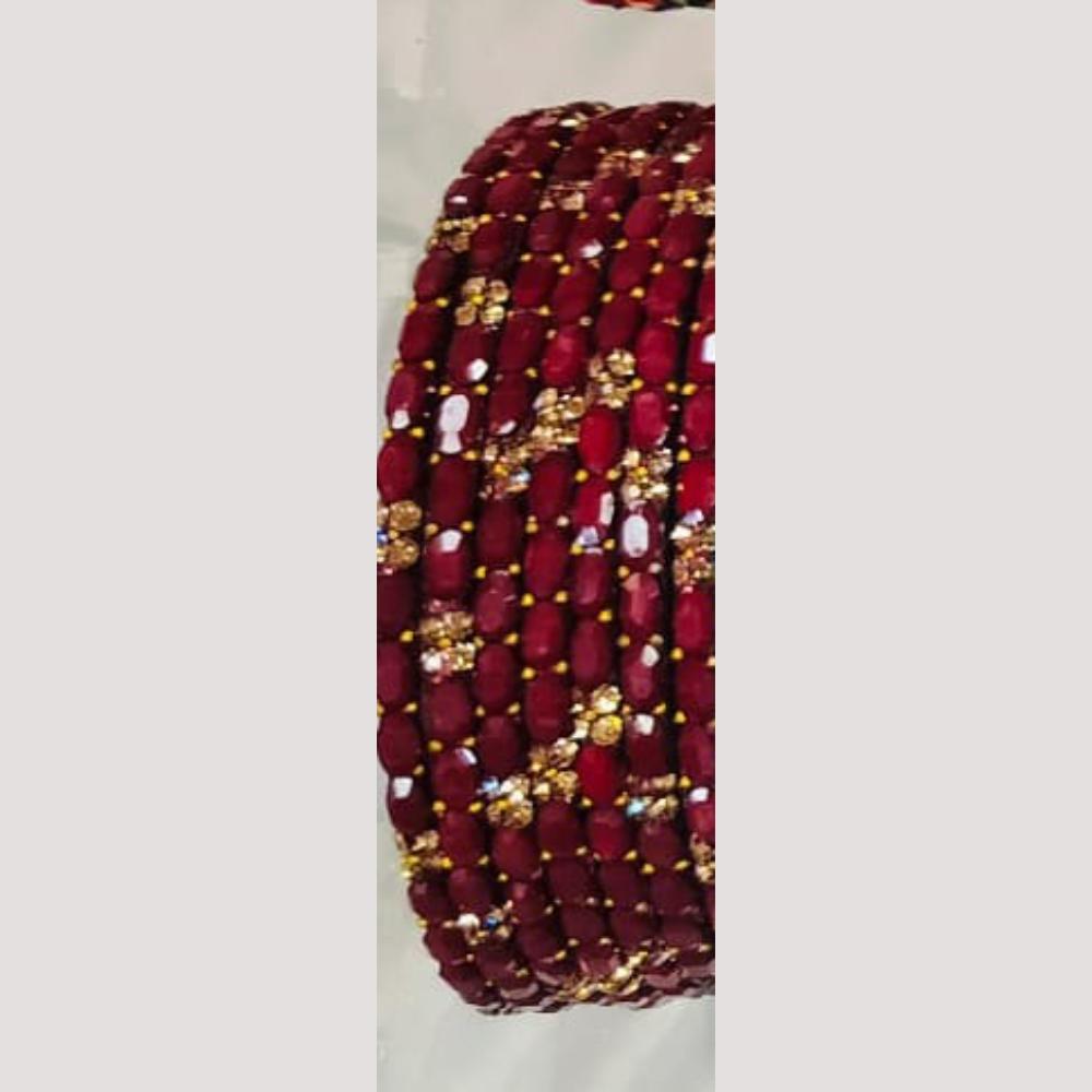 Chitra Bangles Multi Color Glass Bangle (12 Piece In One Box)
