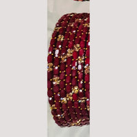 Chitra Bangles Multi Color Glass Bangle (12 Piece In One Box)