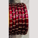 Chitra Bangles Multi Color Glass Bangle (8 Piece In One Box)