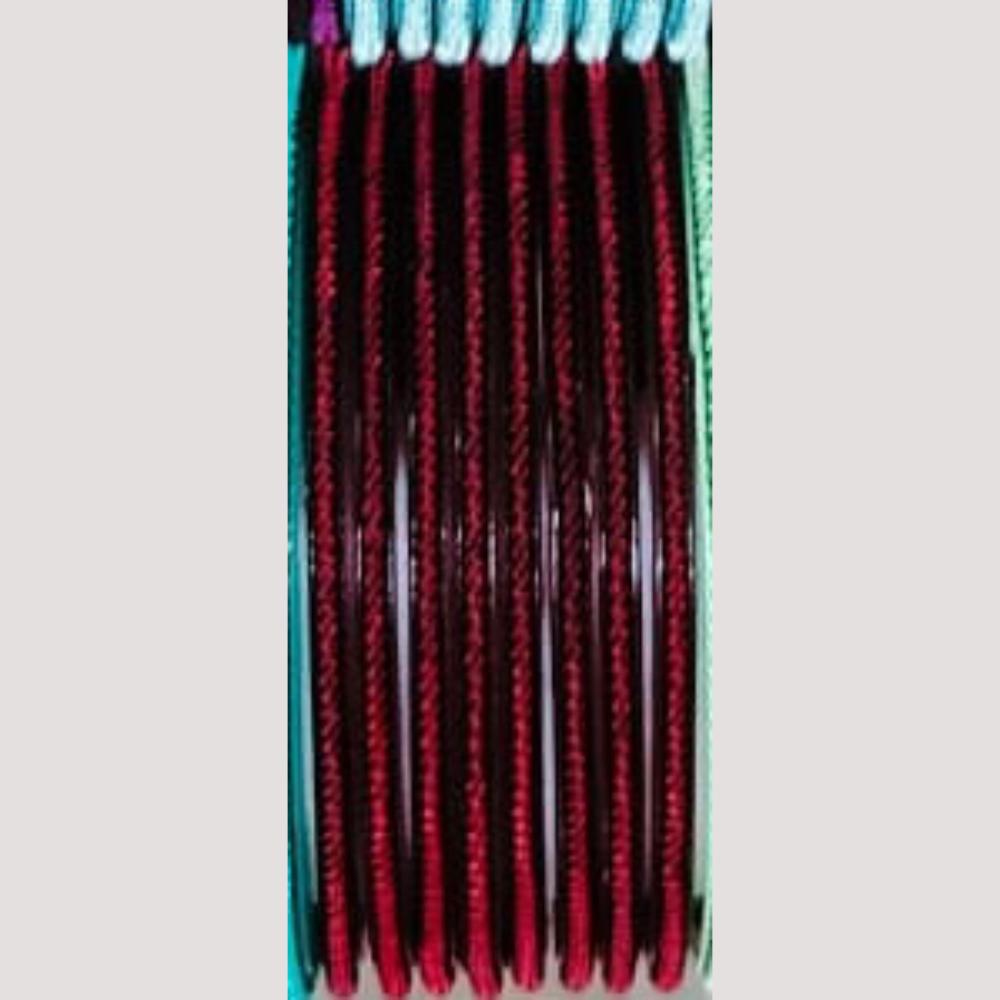 Chitra Bangles Multi Color Glass Bangle (12 Piece In One Box)