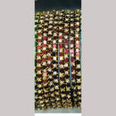 Chitra Bangles Multi Color Glass Bangle (12 Piece In 1 Box)