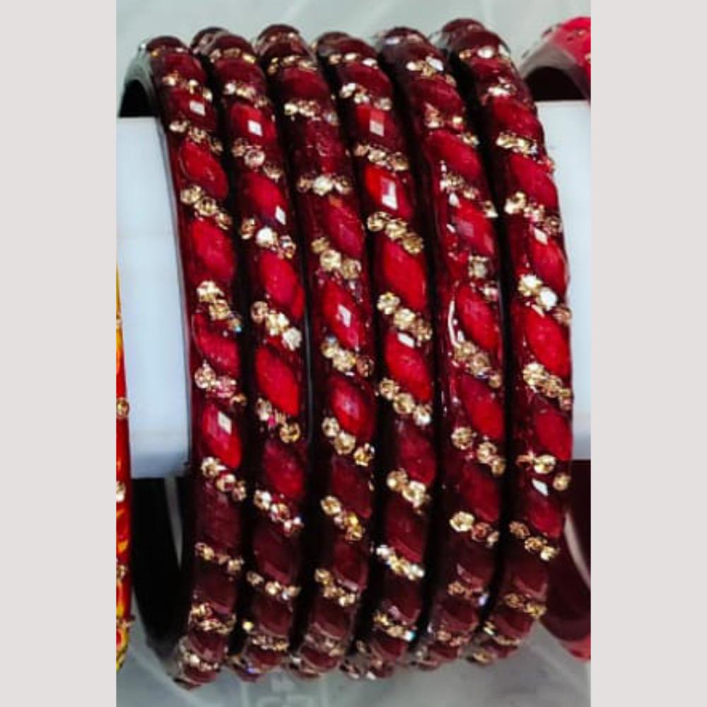 Chitra Bangles Multi Color Bangle (8 Piece In One Box)