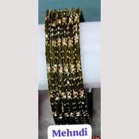 Chitra Bangles Glass Multi Color Bangle Set (12 Piece In One Box)