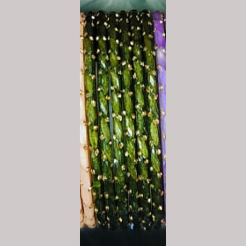 Chitra Bangles Multi Color Glass Bangle (12 Piece In One Box)