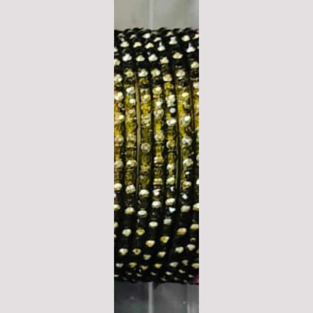Chitra Bangles Multi Color Glass Bangle (12 Piece In One Box)