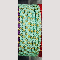 Chitra Bangles Multi Color Glass Bangle (12 Piece In One Box)