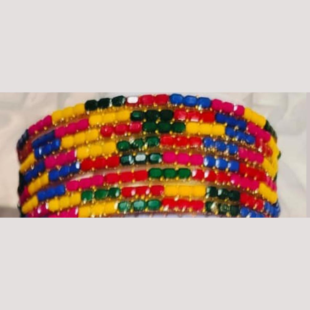 Chitra Bangles Multi Color Bangle (12 Piece In One Box)
