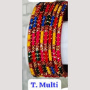 Chitra Bangles Glass Multi Color Bangle Set (12 Piece In One Box)