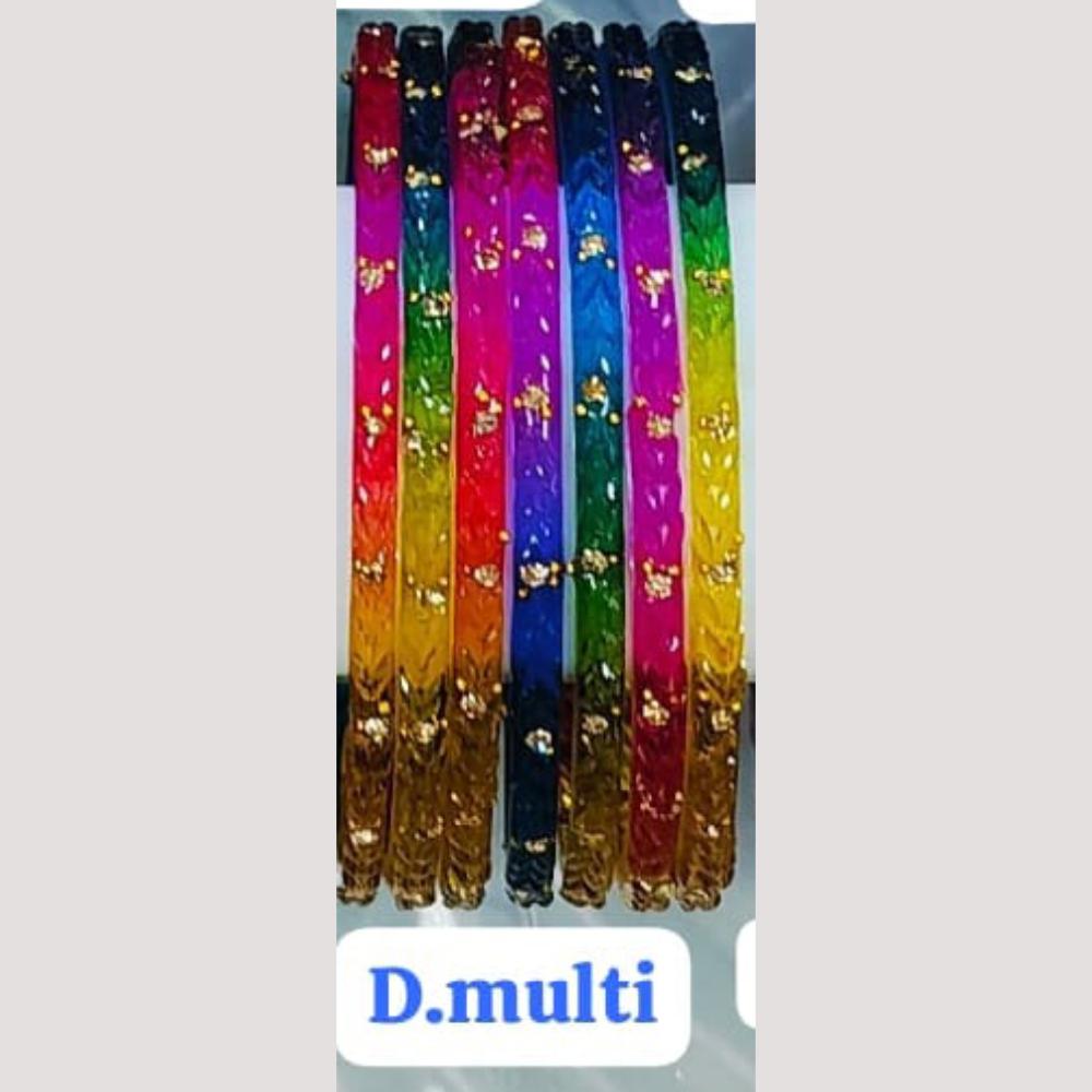 Chitra Bangles Multi Color Bangle (12 Piece In One Box)