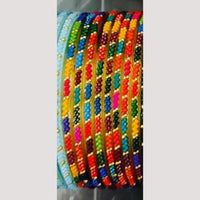 Chitra Bangles Multi Color Bangle (12 Piece In One Box)