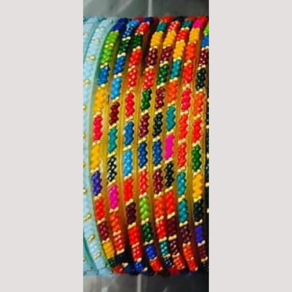 Chitra Bangles Multi Color Bangle (12 Piece In One Box)
