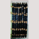 Chitra Bangles Glass Multi Color Bangle Set (12 Piece In One Box)