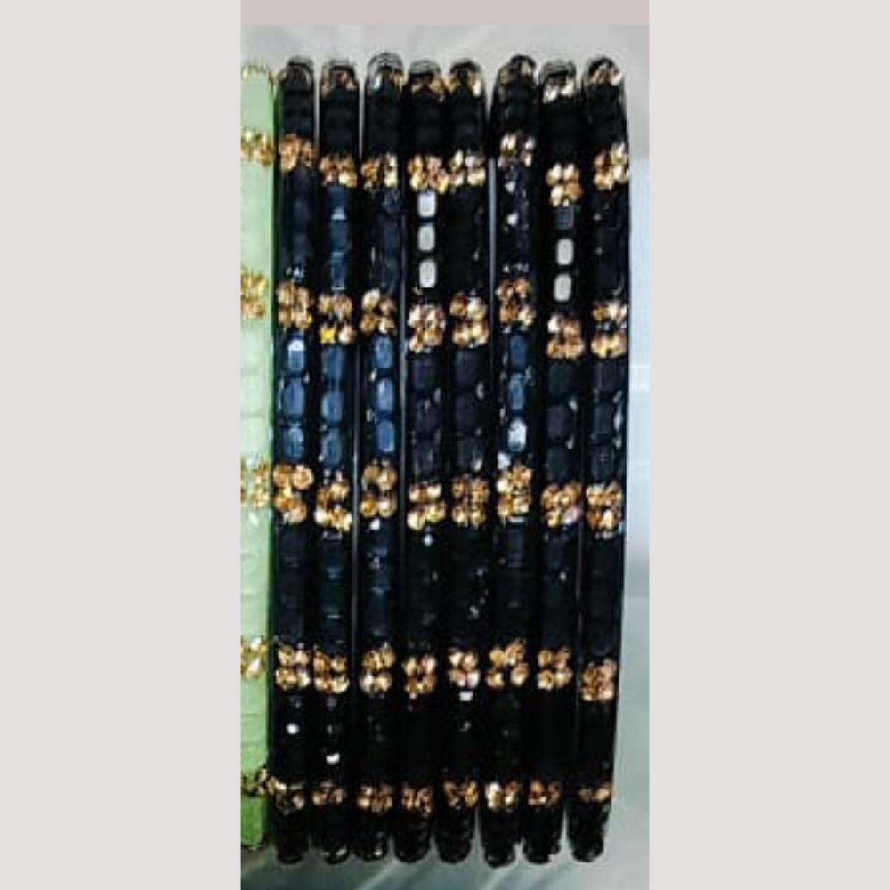Chitra Bangles Glass Multi Color Bangle Set (12 Piece In One Box)