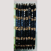 Chitra Bangles Glass Multi Color Bangle Set (12 Piece In One Box)