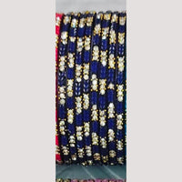 Chitra Bangles Multi Color Glass Bangle (12 Piece In One Box)