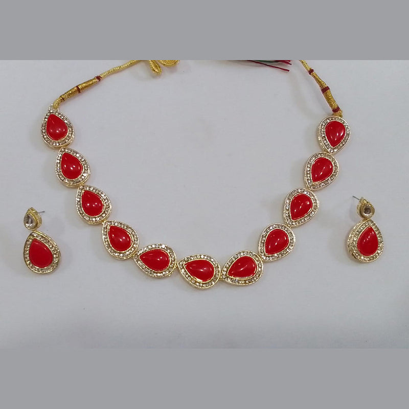 Midas Touch Gold Plated Austrian Stone Necklace Set