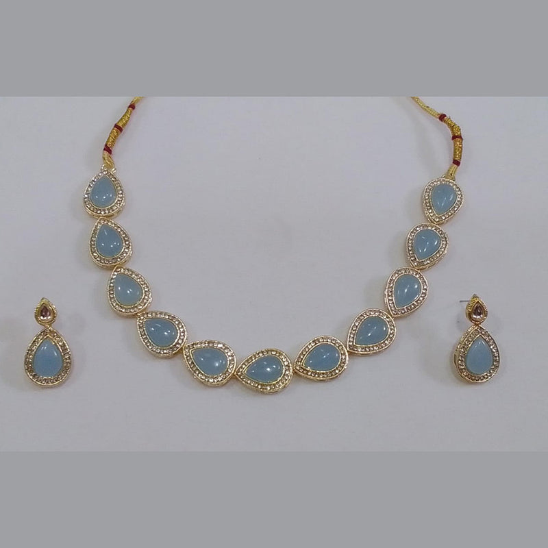 Midas Touch Gold Plated Austrian Stone Necklace Set