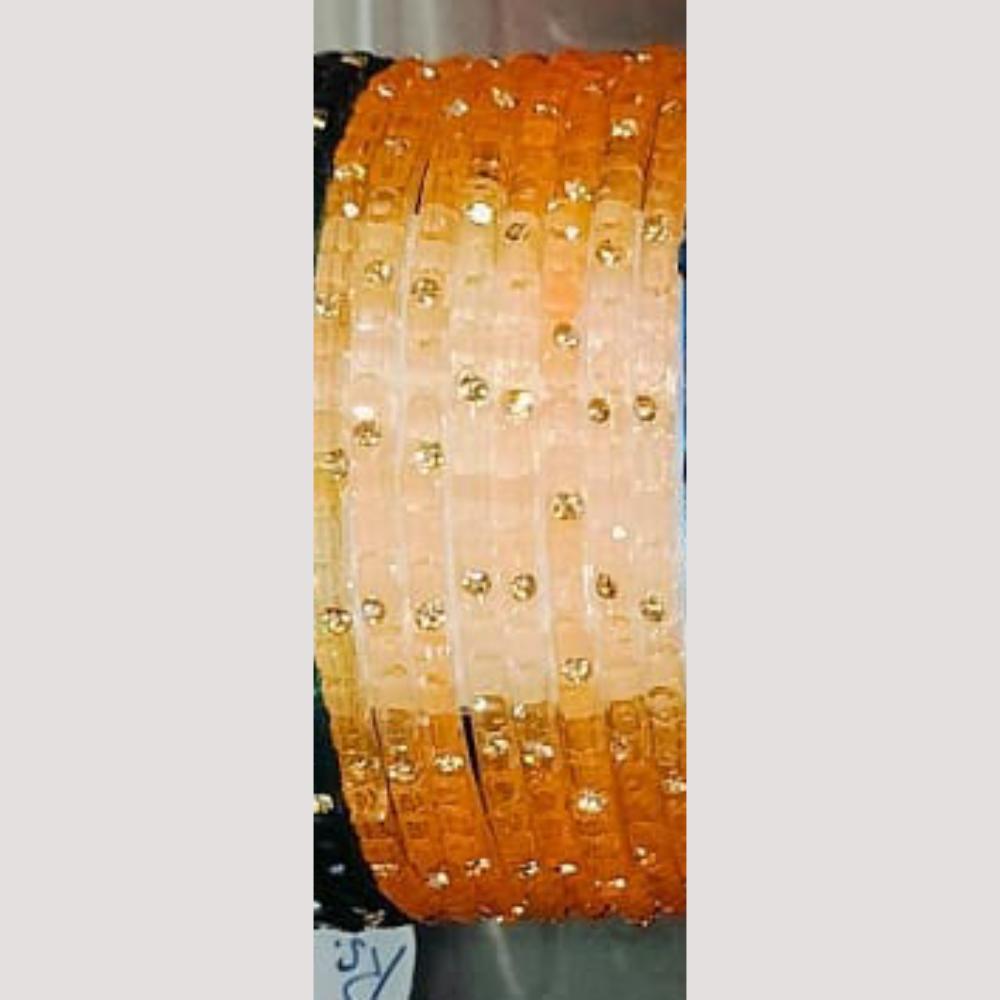 Chitra Bangles Multi Color Glass Bangle (12 Piece In One Box)