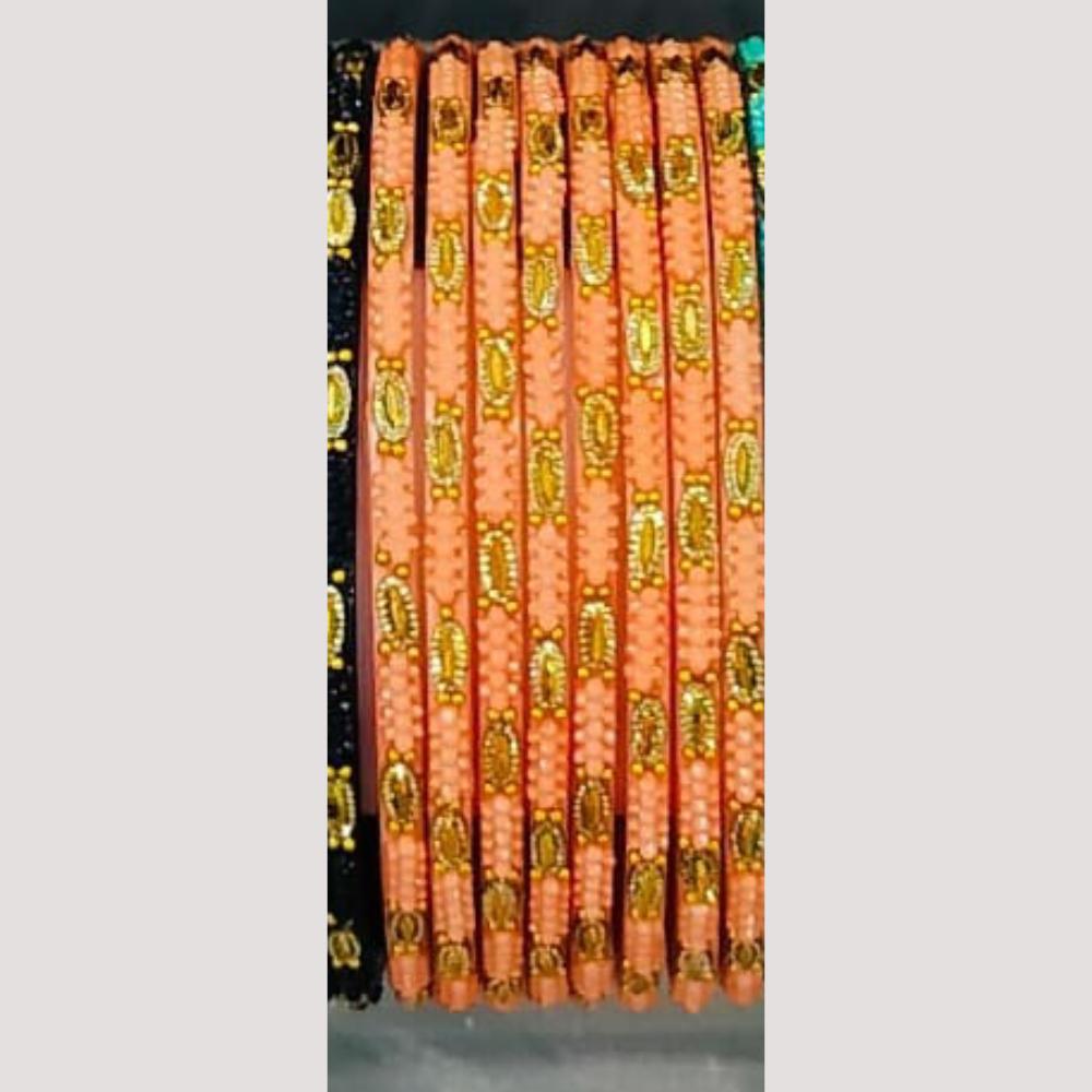 Chitra Bangles Glass Multi Color Bangle Set (12 Piece In One Box)