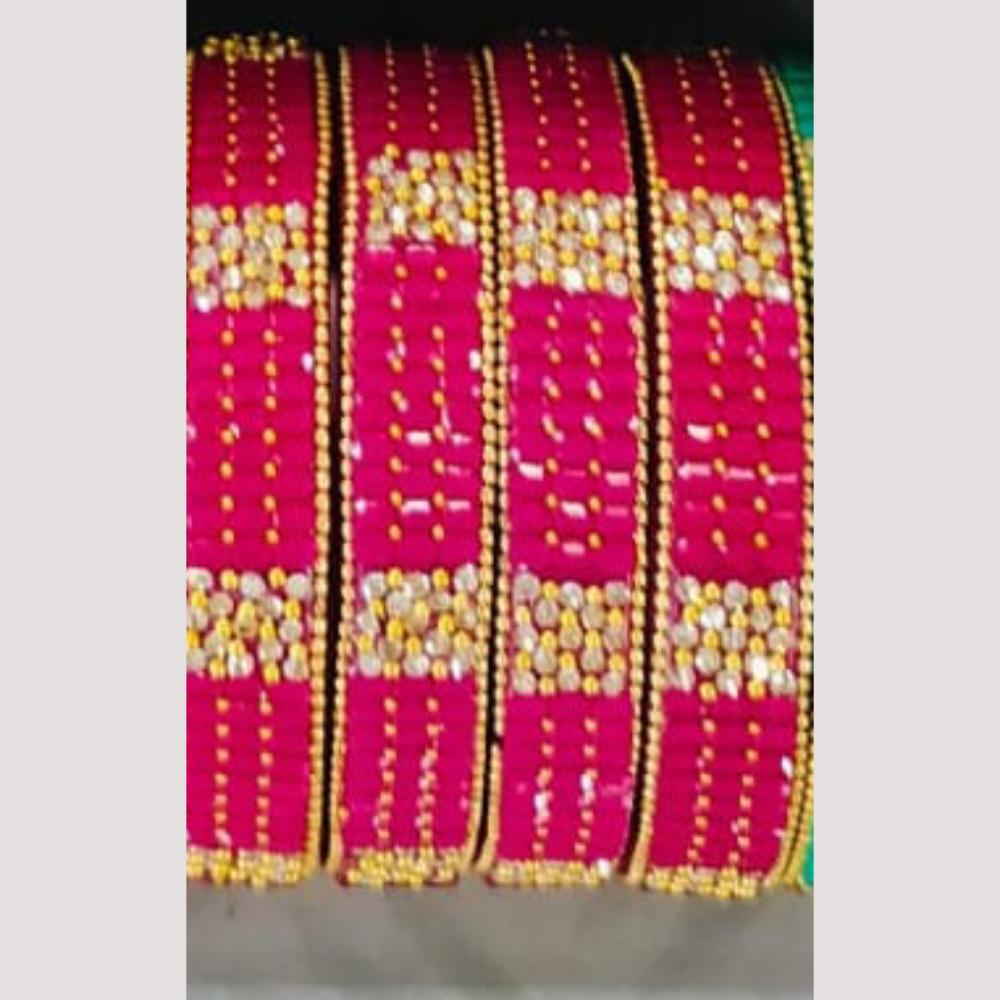 Chitra Bangles Multi Color Bangle (4 Piece In One Box)