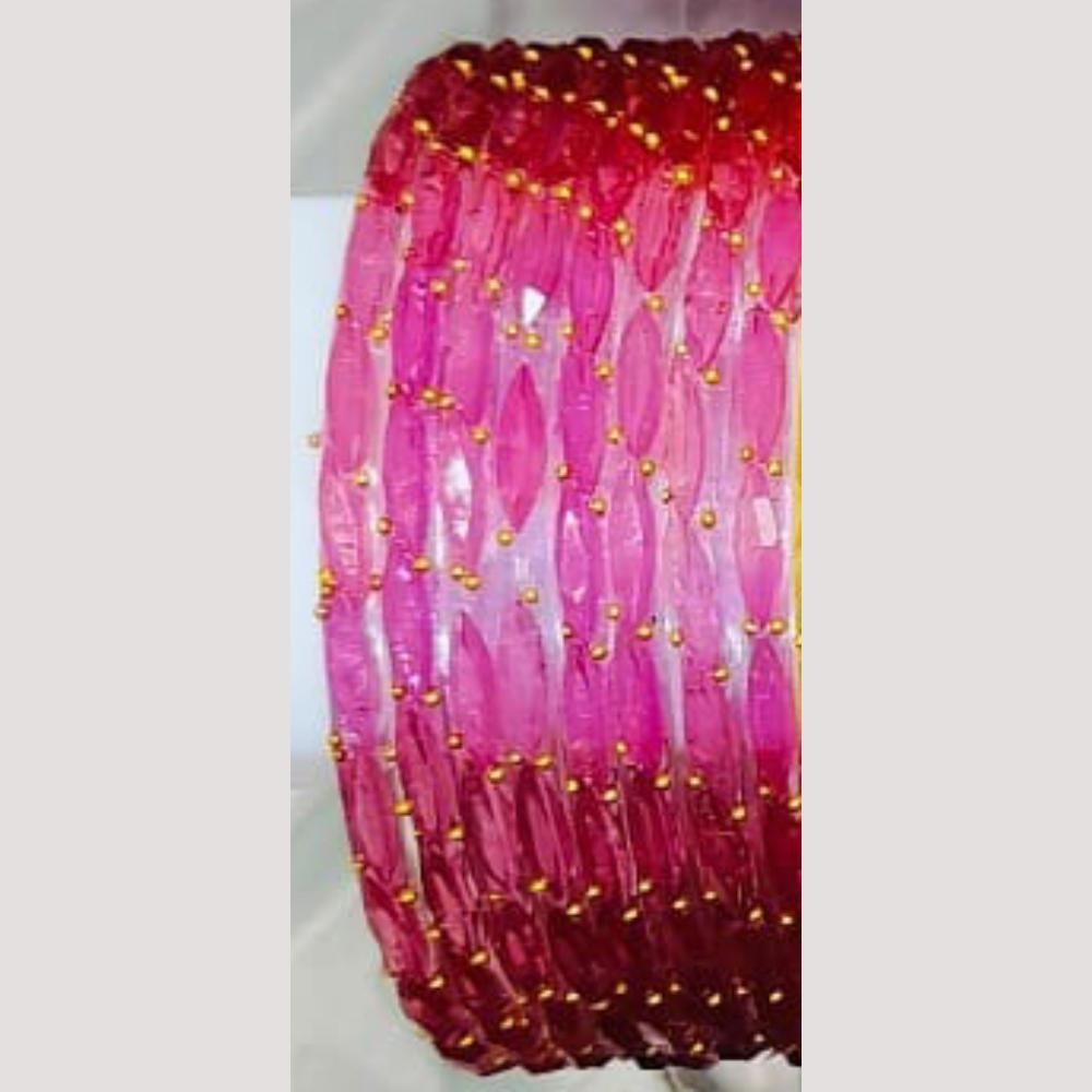 Chitra Bangles Multi Color Glass Bangle (12 Piece In One Box)