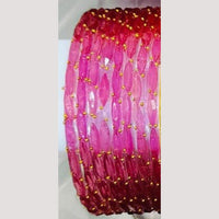 Chitra Bangles Multi Color Glass Bangle (12 Piece In One Box)