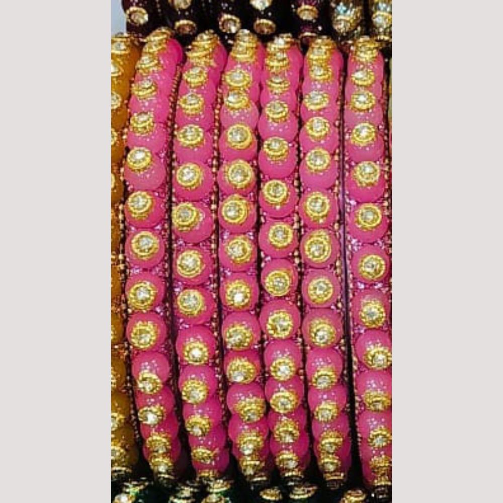 Chitra Bangles Multi Color Bangle (8 Piece In One Box)