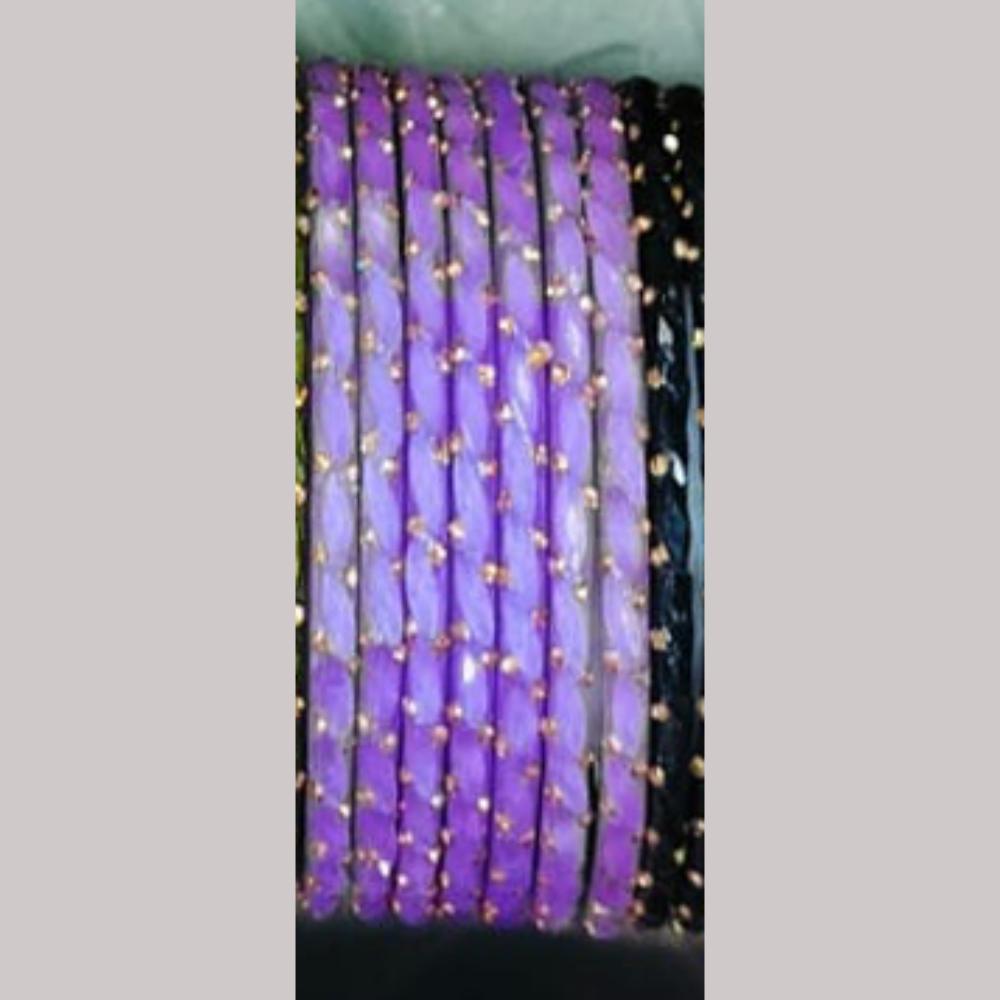 Chitra Bangles Multi Color Glass Bangle (12 Piece In One Box)